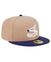 New Era Men's Khaki Chicago White Sox 59FIFTY Fitted Hat