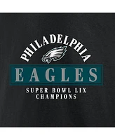 Fanatics Men's Black Philadelphia Eagles Super Bowl Lix Champions Big Tall Pullover Hoodie