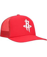 Mitchell & Ness Men's Red Houston Rockets Core Evergreen Otc Trucker Adjustable Hat