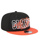 New Era Men's Black San Francisco Giants Splatter 9FIFTY Snapback Hat