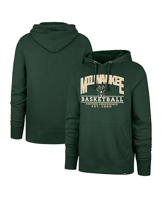 '47 Brand Men's and Women's Hunter Green Milwaukee Bucks Good Call Headline Pullover Hoodie