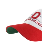 '47 Brand Men's White Ohio State Buckeyes Gridiron Clean Up Adjustable Hat