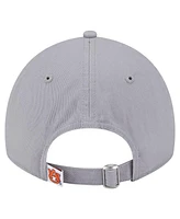 New Era Women's Gray Auburn Tigers Logo 9TWENTY Adjustable Hat