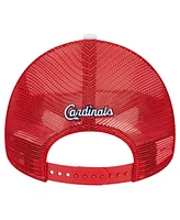 New Era Men's White/Red St. Louis Cardinals Spring Training Circle Foam A-Frame 9FORTY Trucker Adjustable Hat