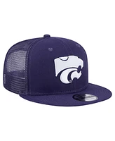New Era Men's Purple Kansas State Wildcats 9FIFTY Trucker Snapback Hat