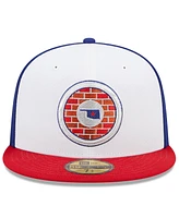 New Era Men's White/Red Oklahoma City Dodgers Marvel x Minor League 59FIFTY Fitted Hat