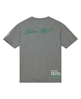 Mitchell & Ness Men's Heather Gray Boston Celtics City Collection T-Shirt