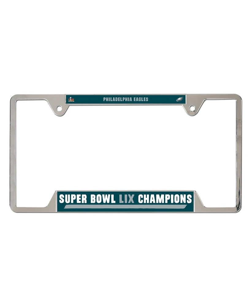 Wincraft Philadelphia Eagles Super Bowl Lix Champions Metal License Plate Frame