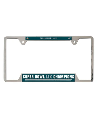 Wincraft Philadelphia Eagles Super Bowl Lix Champions Metal License Plate Frame