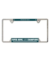 Wincraft Philadelphia Eagles Super Bowl Lix Champions Metal License Plate Frame