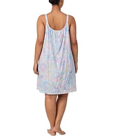 Lauren Ralph Plus Double-Strap Nightgown