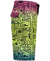 Hurley Big Boys Squiggle-Print Board Shorts