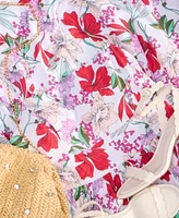 On 34th Womens Floral Shadow Strappy Maxi Dress Crochet Clutch Pathina Sandals Bracelets Drop Earrings Exclusively At Macys