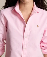 Polo Ralph Lauren Women's Slim-Fit Striped Oxford Shirt