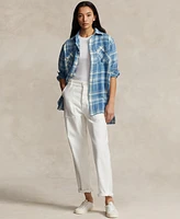 Polo Ralph Lauren Women's Plaid Cotton Twill Workshirt