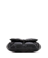 Pre-Owned Balenciaga Medium Touch Clutch Quilted Puffy Leather