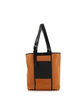 Pre-Owned Hermes 27 Etriviere Pocket Tote Toile and Leather