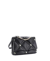Pre-Owned Salvatore Ferragamo Small Vara Soft Studs Flap Bag Quilted Leather