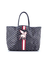 Pre-Owned Goyard Pm Saint Louis Tote Printed Coated Canvas