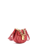 Pre-Owned Chloe Nano Drew Bijou Crossbody Bag Quilted Leather