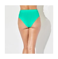 Swimsuits for All Plus High Waist Cheeky Bikini Brief