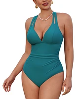 Cupshe Women's Tide Dd+ One-Piece Swimsuit