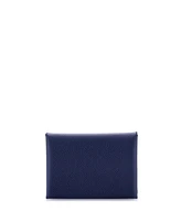 Pre-Owned HERMES Calvi Duo Card Holder Epsom