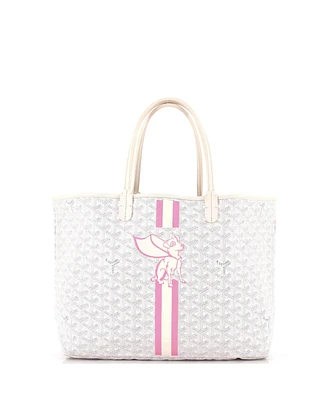 Pre-Owned Goyard Pm Saint Louis Tote Printed Coated Canvas