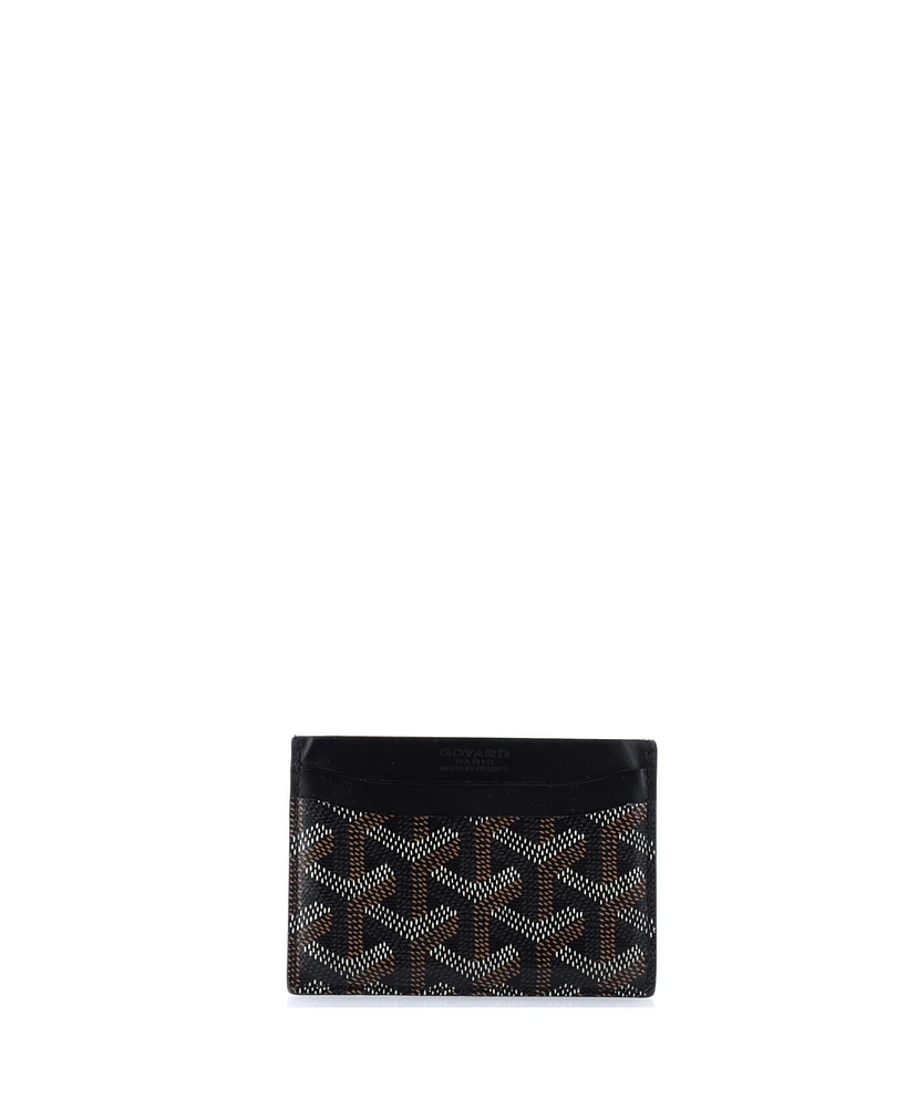 Pre-Owned Goyard Saint Sulpice Card Holder Coated Canvas