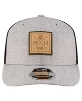 New Era Men's Heather Gray Usmnt 9SEVENTY Coolera Stretch-Snap Adjustable Hat