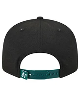 New Era Men's Black Athletics Splatter 9FIFTY Snapback Hat