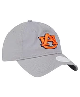 New Era Women's Gray Auburn Tigers Logo 9TWENTY Adjustable Hat