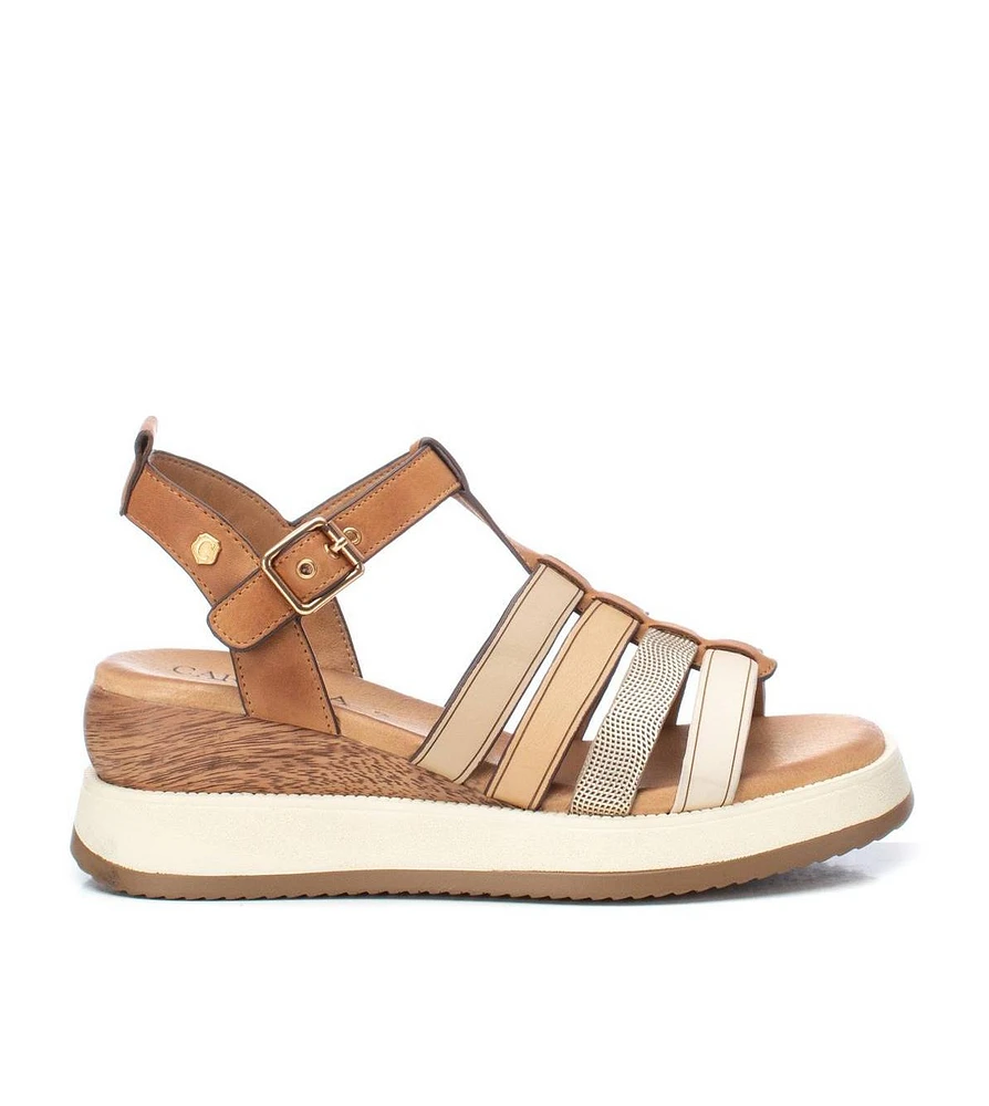 Carmela Leather Women's Casual Sandals by Xti