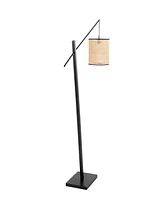 LumiSource Arturo 60" Wood and Metal Floor Lamp