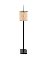 LumiSource Arturo 60" Wood and Metal Floor Lamp