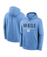 Jordan Men's Carolina Blue North Tar Heels Primetime Dynamic Mascot Club Fleece Pullover Hoodie