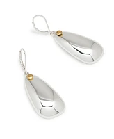 Robert Lee Morris Soho Silver Leaf Drop Earrings