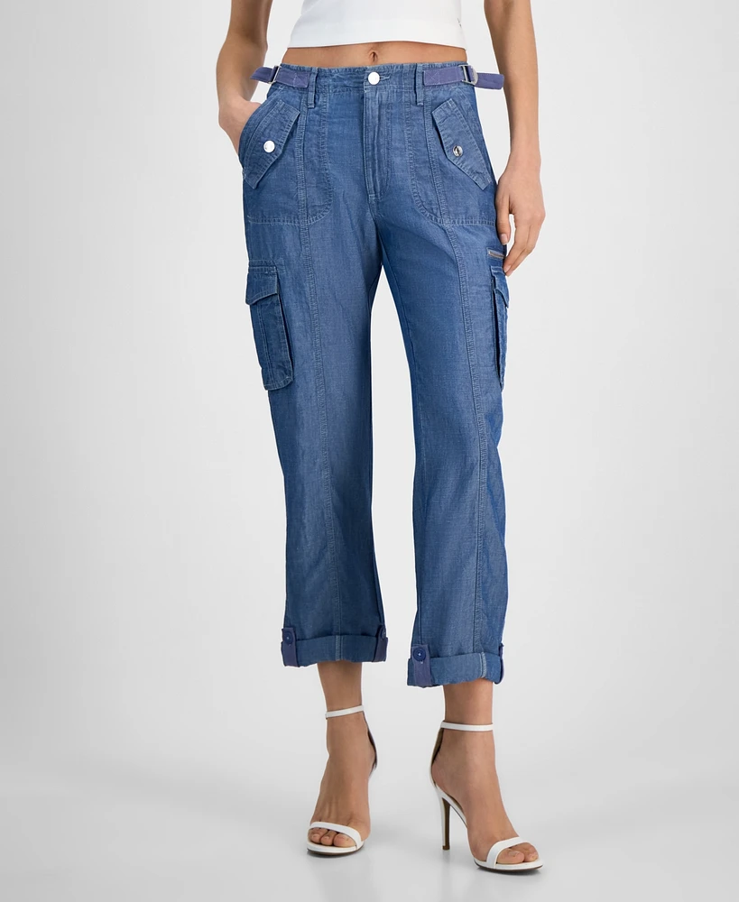 Guess Women's Nessi Cargo Jeans