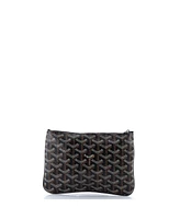 Pre-Owned Goyard Pm Senat Zip Pouch Coated Canvas