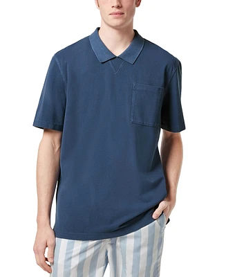 Scotch & Soda Men's Relaxed-Fit Short Sleeve Garment-Dyed Polo Shirt