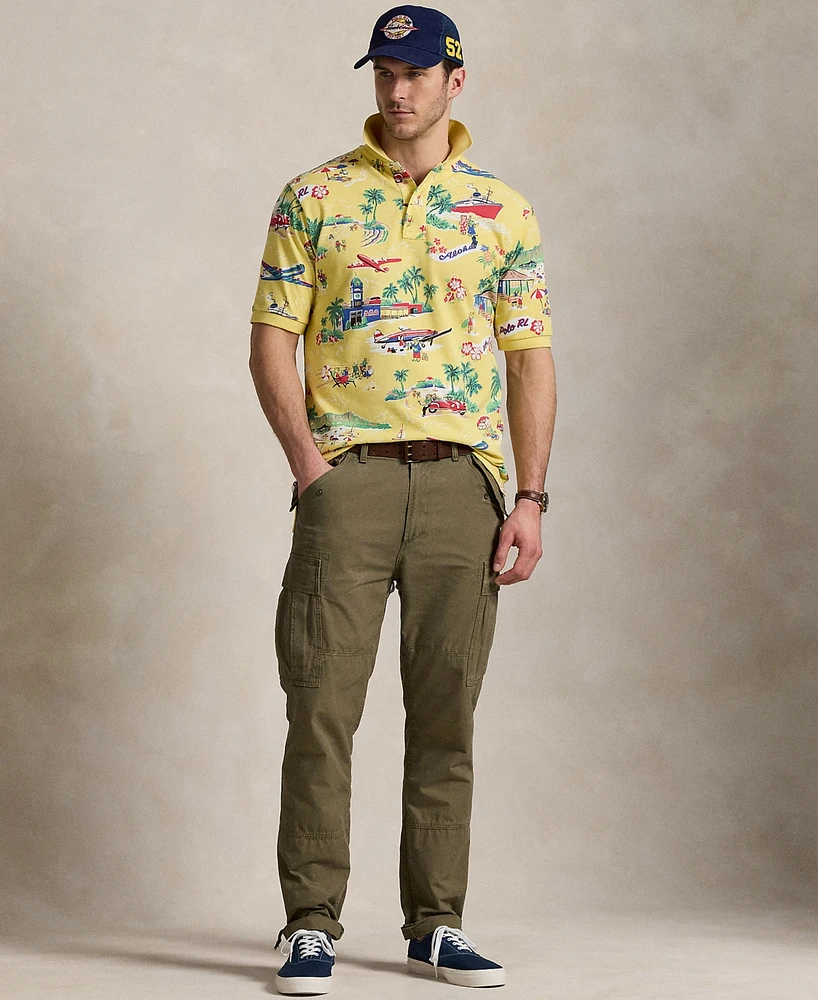 Polo Ralph Lauren Men's Big & Tall Bear Mesh Shirt