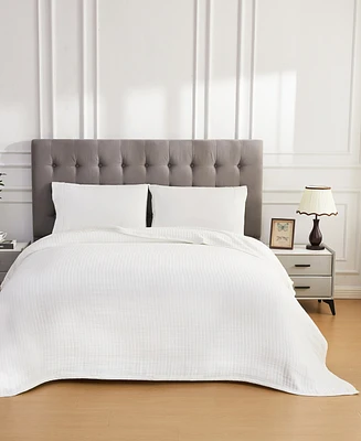 Melange Home Cotton Gauze Blanket, Twin