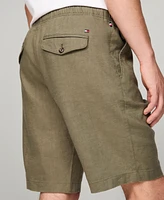 Tommy Hilfiger Men's Relaxed-Fit Linen Shorts