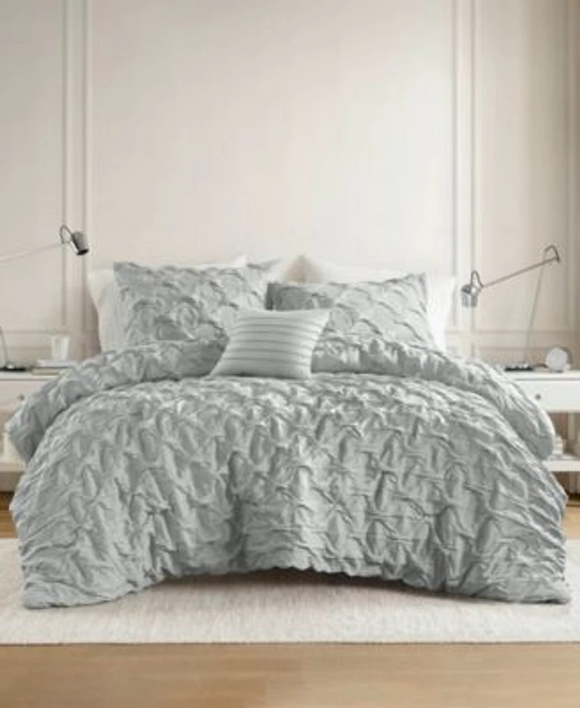510 Design Bailey Diamond Pucker Woven Comforter Sets