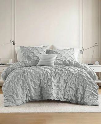 510 Design Bailey Diamond Pucker Woven Comforter Sets