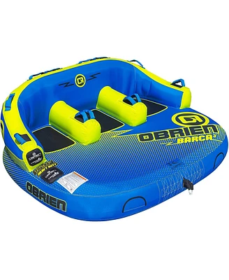 O'Brien Watersports Durable Barca 3 Person Comfy Kickback Lite Towable Boat Tube