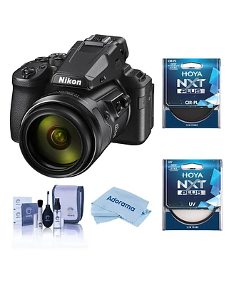 Nikon Coolpix P950 Digital Camera, Bundle with Hoya Nxt Plus 67mm Hmc Uv Filter, Hoya Nxt Plus, 67mm Hmc Circular Polarizer Filter, Cleaning Kit, Micr