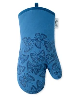 Fiesta Breezy Floral Cotton Oven Mitt, 7" x 13"