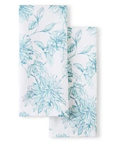 Fiesta Floral Cotton Kitchen Towel Set, 16" x 28"