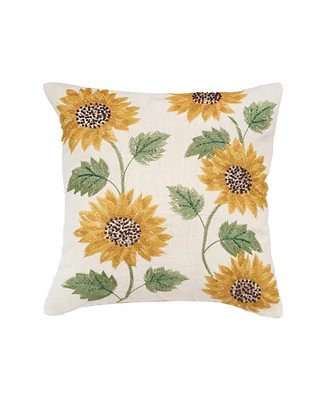 Blooming Sunflower Pillow